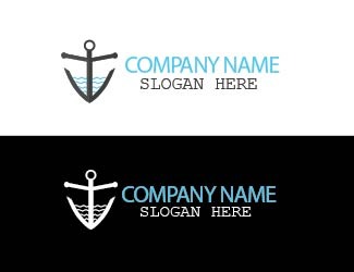 Projekt graficzny logo dla firmy online anchor